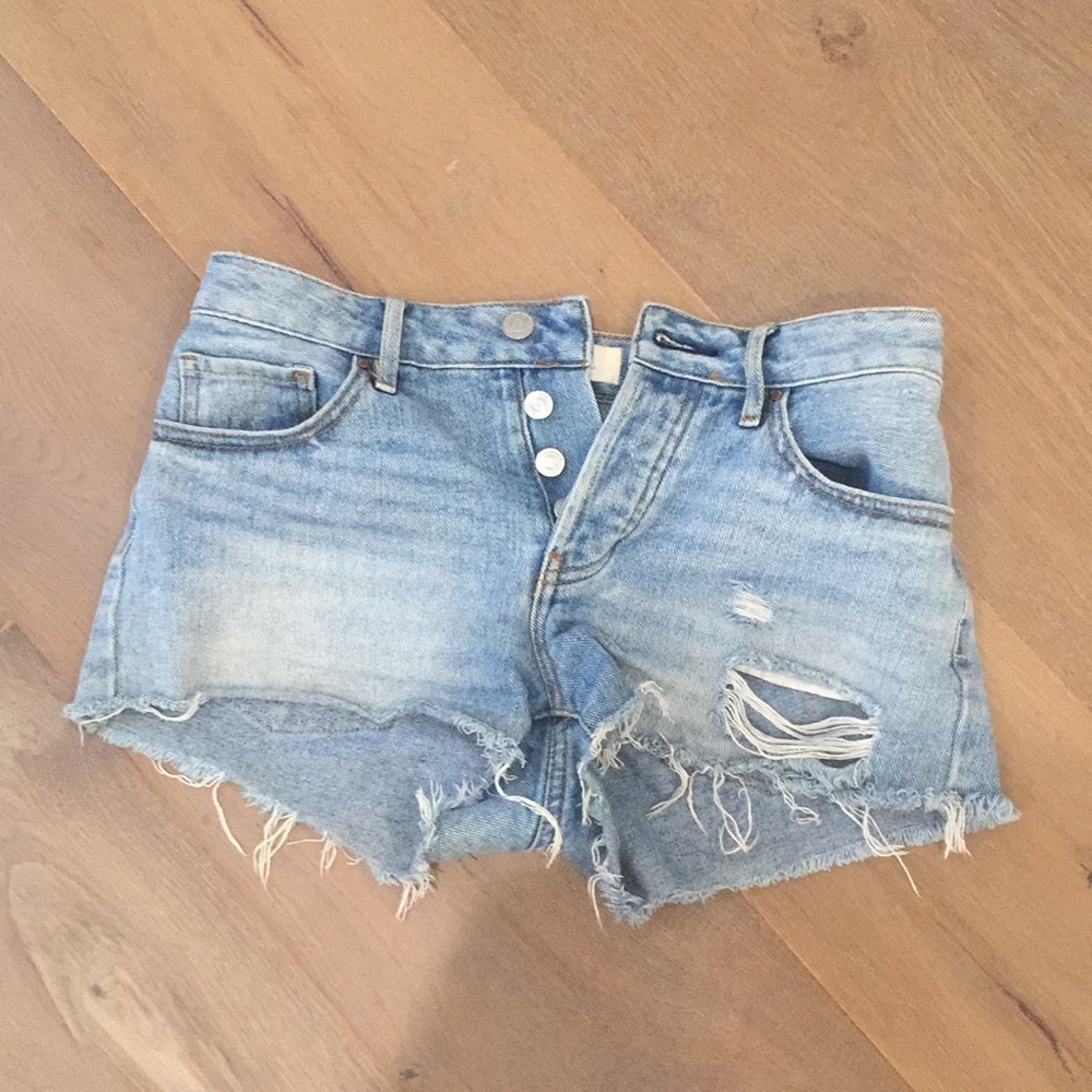 Pac sun mid rise jean shorts